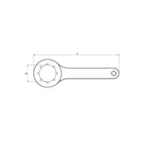 Ball Spanner  SKS06-C19~ SKS20-C55 - Makotools Industrial Supply Tools for Metal Cutting